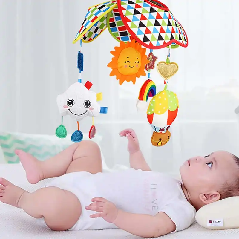 赤ちゃんぬいぐるみガラガラぶら下げ携帯幼児新生児のおもちゃ0 12ヶ月ベビーベッドモバイルカーシートベッド教育玩具ギフト ベビーガラガラ モビール Aliexpress