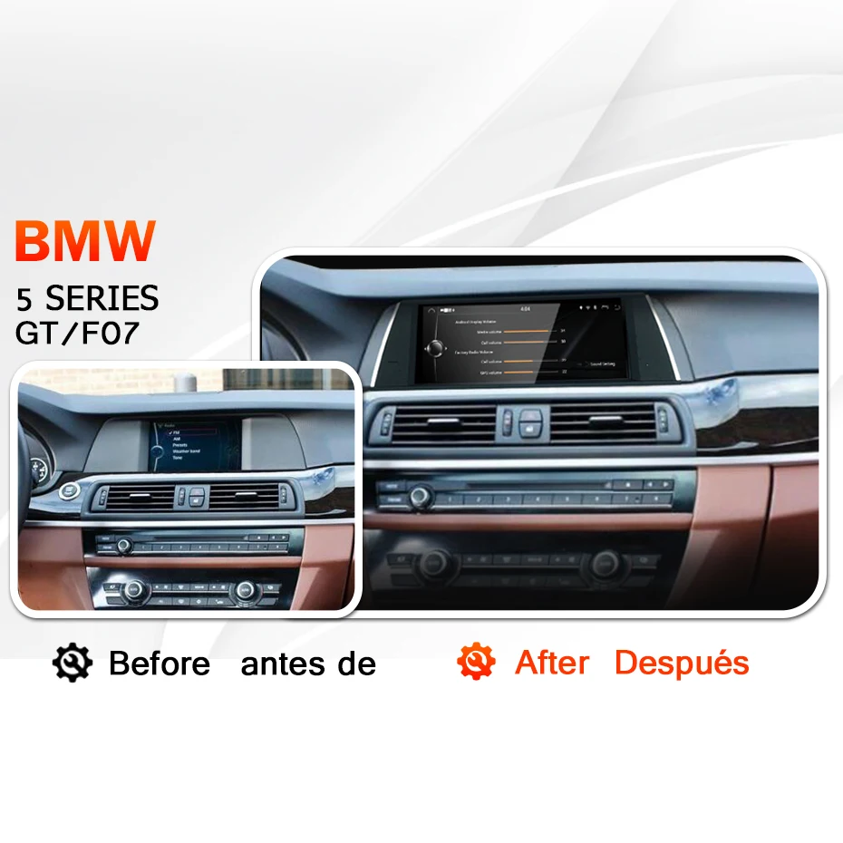 Android 9 0 64G IPS 2 DIN GPS плеер для BMW 5 F07 GT 2010 2011 2012 CIC NBT система Мультимедиа Glonass 7 1 радио