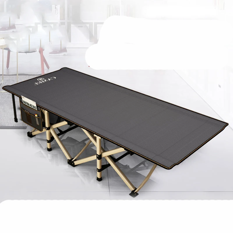 

Folding Bed Single Office Siesta Bed Portable Outdoor Camp Bed Simple Adult Siesta Hospital Escort