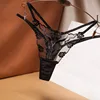 Women Sexy Lingerie Temptation Embroidery Perspective Low Waist Erotic Underwear Panties for Sex Ladies Nightwear G-string Thong ► Photo 3/6