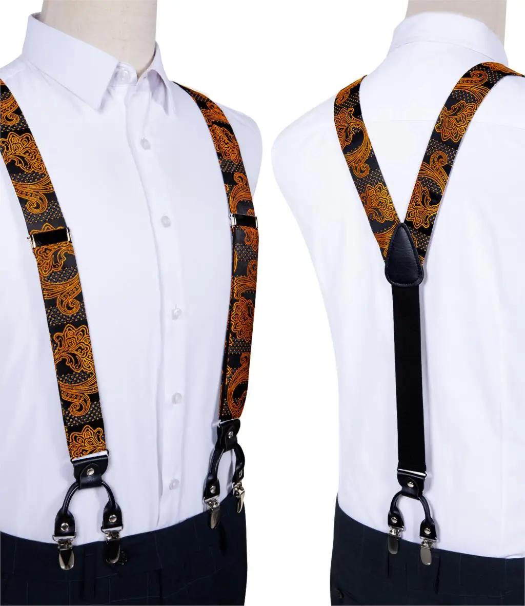 Рисунок 3 - Роскошные золотистые и черные мужские подтяжки