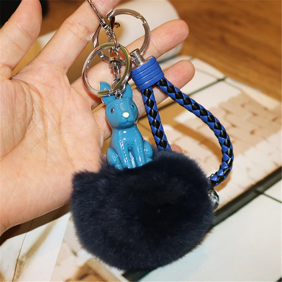 Креативный мультфильм Hairball милая сумка Подвеска студенческий подарок брелок животные и природа плюшевый маленький брелок милые плюшевые брелки