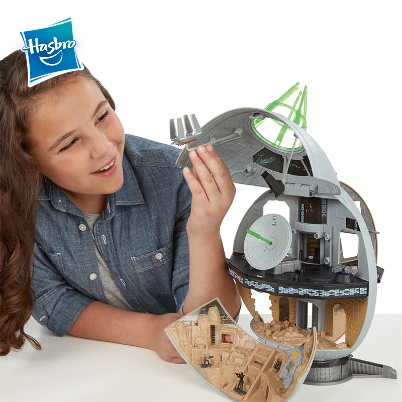 Hasbro Rogue One Micro Machines Death Star Playset Сборная модель фигурка кукла игрушка подарок для мальчиков