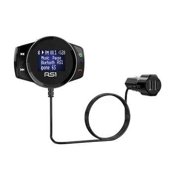 

DC5V3.1A Hands-Free Wireless Bluetooth Car USB Charger FM Transmitter Kit Radio MP3 Player Available 6 EQ Modes