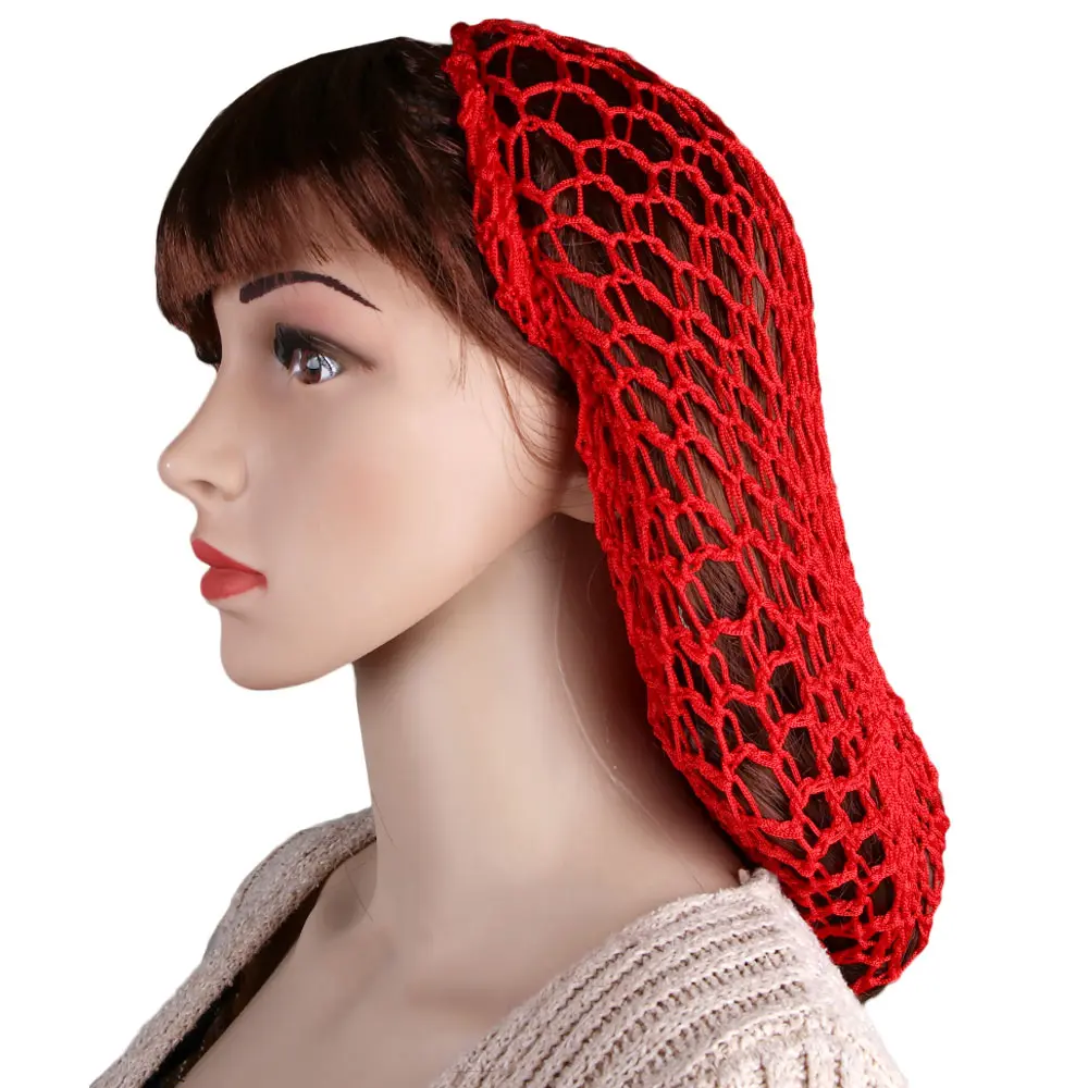 Красивый булочный чехол Snood Женский мягкий искусственный шелк волос сеть Балет Танцы Фигурное катание крючком горный хрусталь стильный головной убор аксессуары