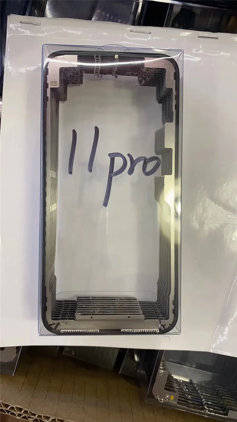 10 шт./лот рамка Шасси средняя Рамка для iPhone 11 pro MAX X XR XS MAX Переднее стекло сенсорный экран Объектив внешняя панель Крышка