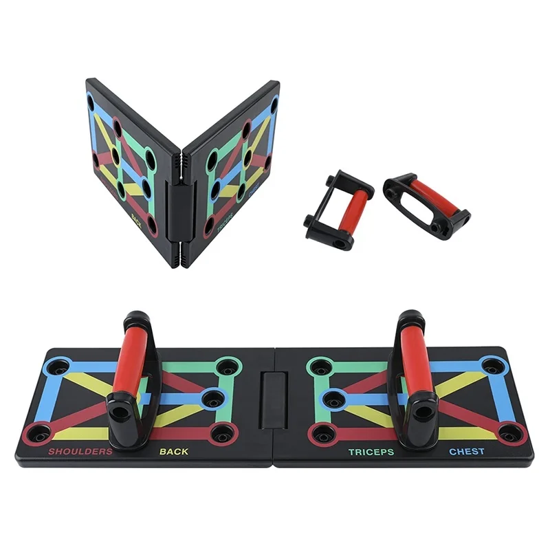 

Power Press Push Up Board Multi Function 9 In 1 Push Up Rack Board Fitness Equipment For Home Gym Exercise Push-ups Stands