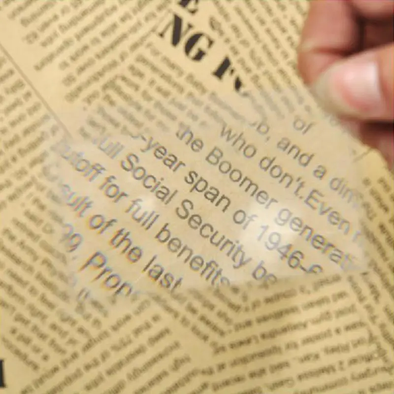 

1 Piece 8.5*5.5 CM 3 X Magnifier Magnification Magnifying Fresnel Lens Pocket Credit Card Size Transparent Magnifying Glass Tool