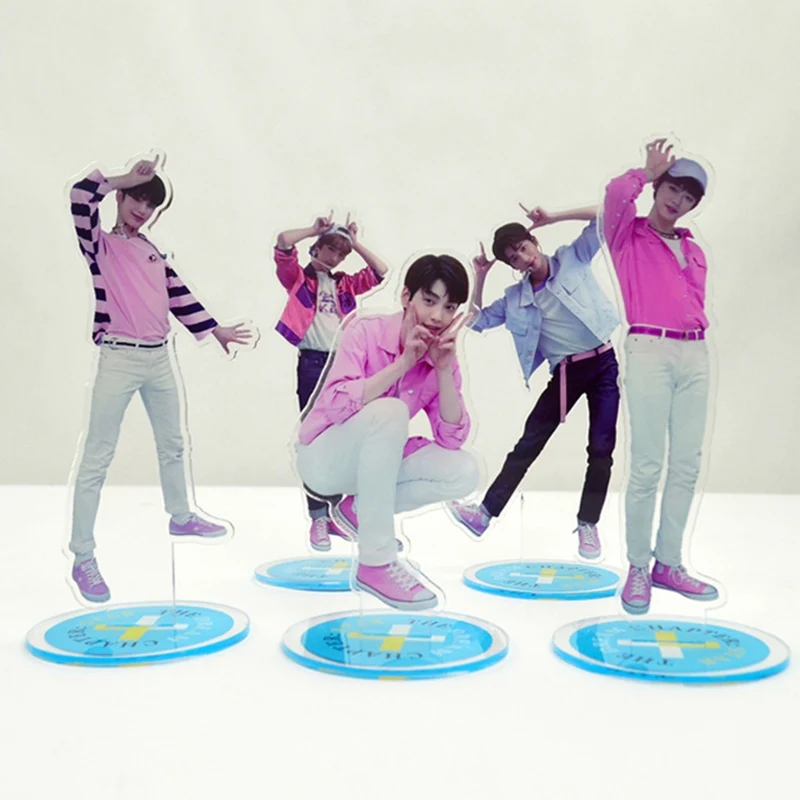 

1 Pc K-pop Star TXT Acrylic Stand Figure Stand Collection Gift Stationery Set For Fans 2019
