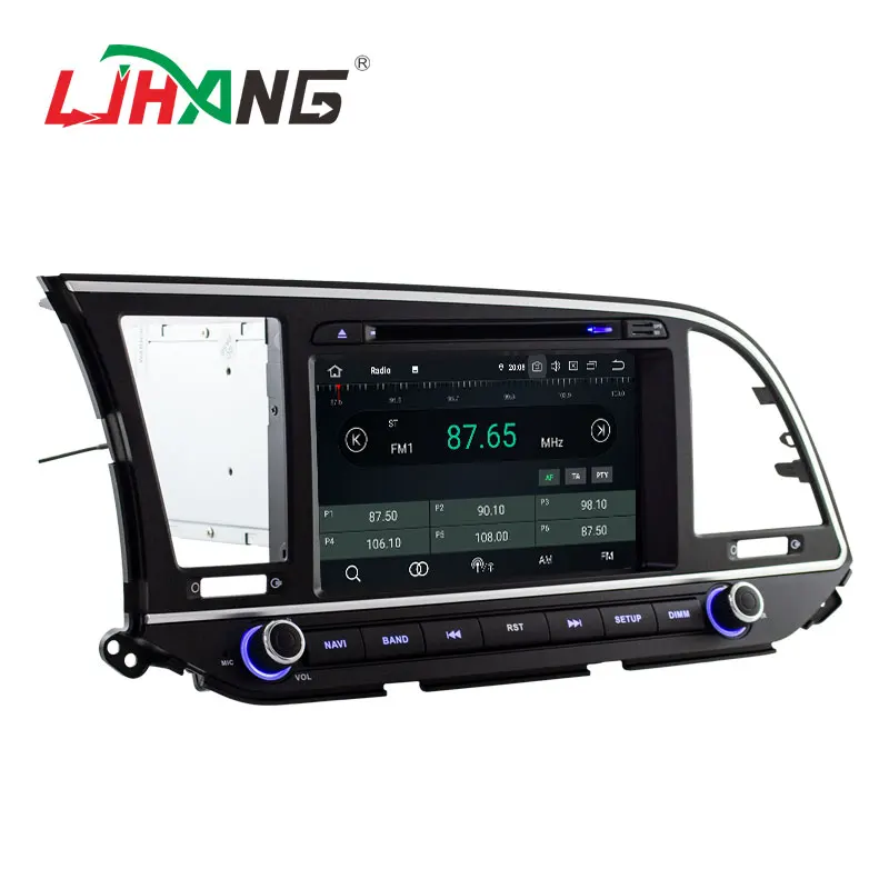 LJHANG ips Android 9,0 автомобильный dvd-плеер для hyundai Elantra wifi gps навигация 2 Din автомагнитола стерео 4G+ 64G аудио