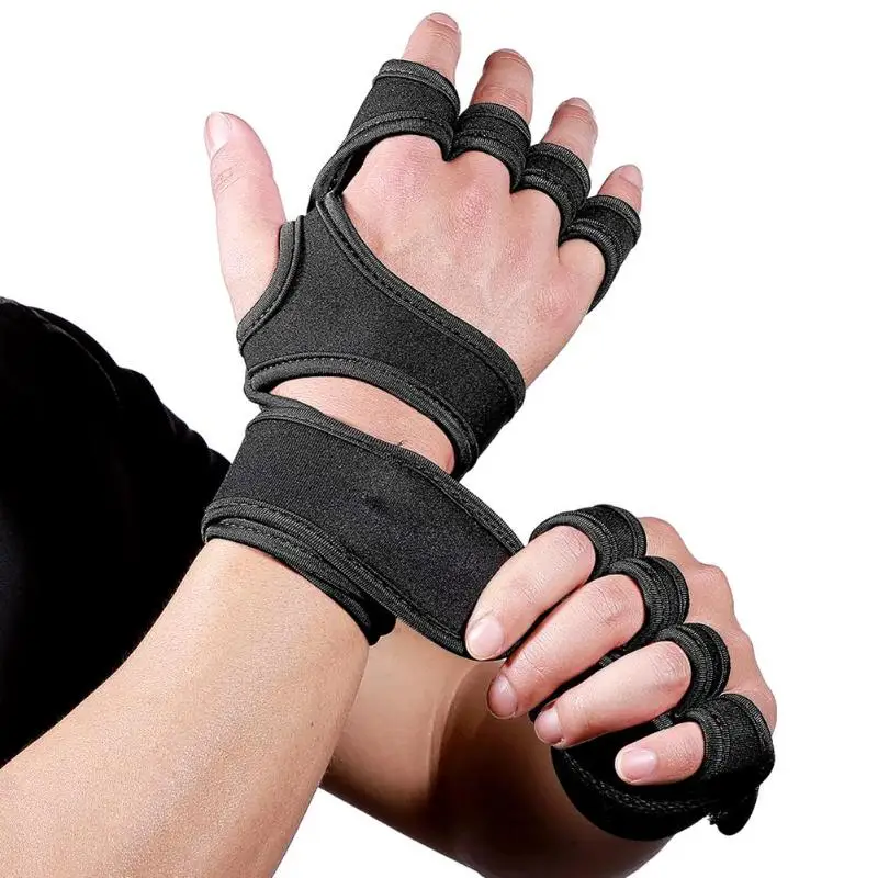 Прочные тренировочные перчатки, многофункциональные перчатки для тренажерного зала, нескользящие спортивные перчатки для занятий фитнесом, тяжелой атлетикой, бодибилдингом, тренировочные перчатки