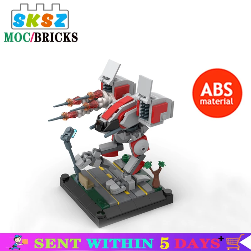 Игрушка Moc Battleteched Mecha фигурка аниме строительные блоки известный бренд кирпичи