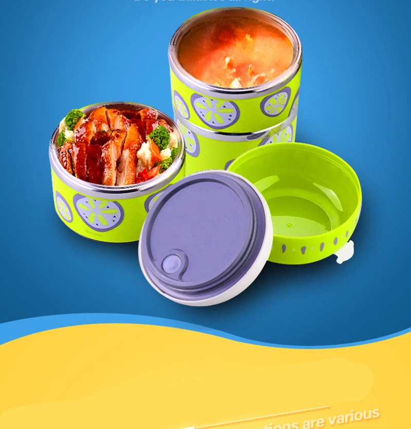 Round lunch box 17