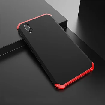 

Anti-fall Metal Frame Plastic Back For VIVO X21 X21 UD Aluminum Alloy Mobile Bumper Case For VIVO x21 X21UD Cover+Gift