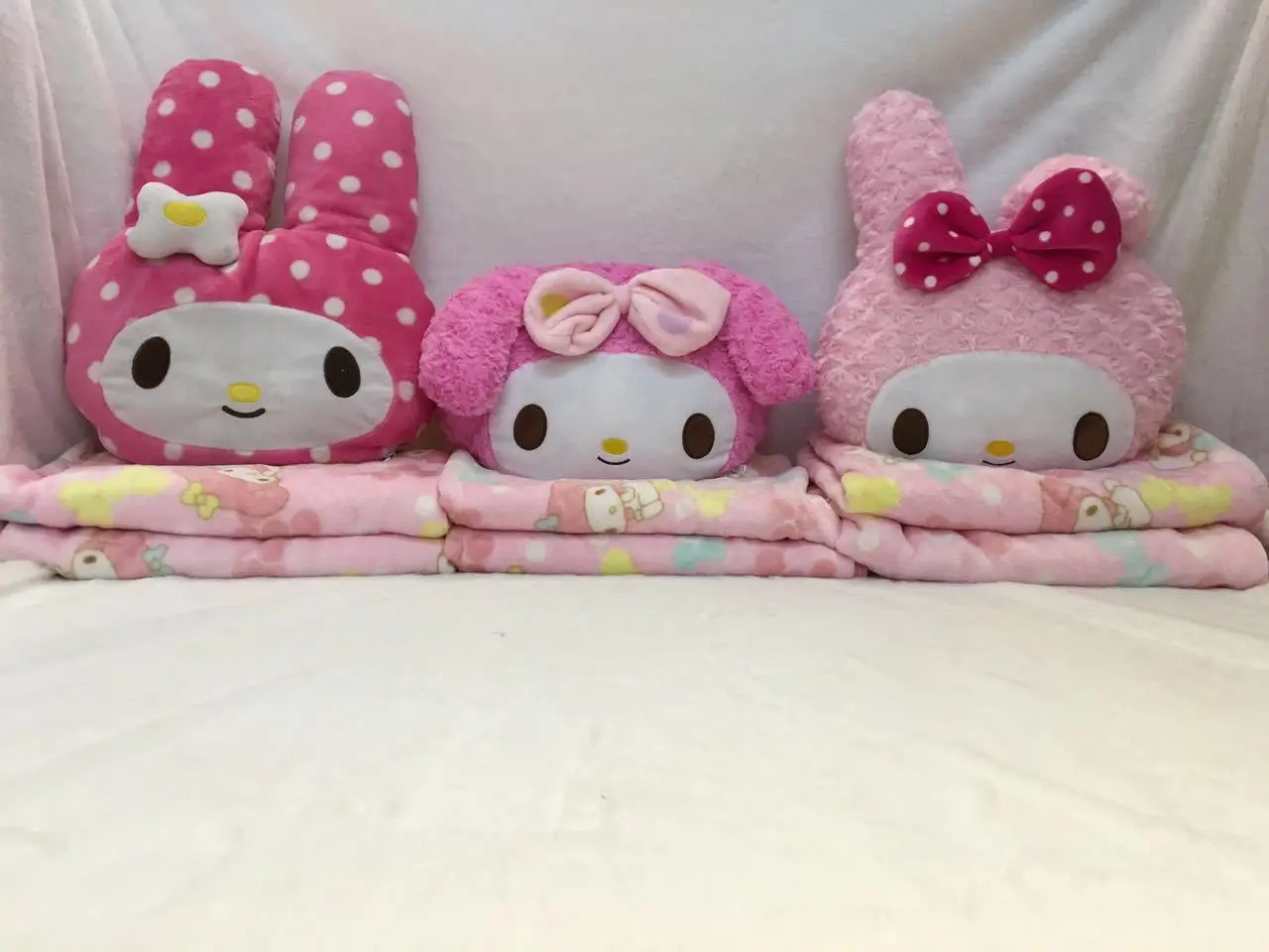 Подушка и одеяло с мультипликационным принтом My Melody, воздушная подушка, многофункциональная подушка на заказ