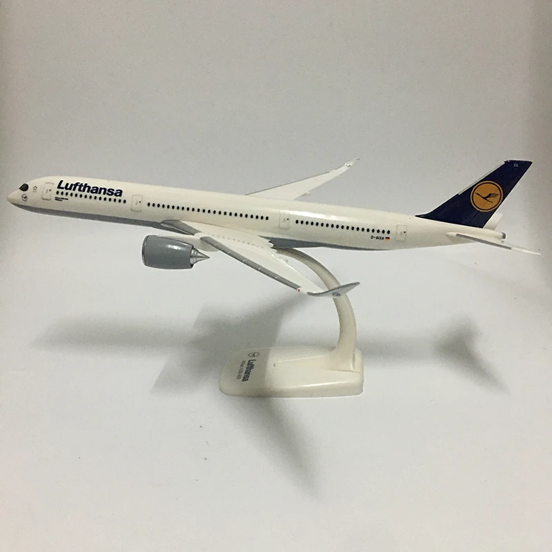 33 см Lufthansa аэробус A350 модель самолета Модель аэроплана Самолет сборная