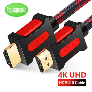 

Shuliancable HDMI Cable 2.0 HDMI to HDMI 4K 1080P 3D 1m 2m 3m 5m 10m 15m 20m for HDTV Laptop Projector XBOX PS3/4 Computer Cable