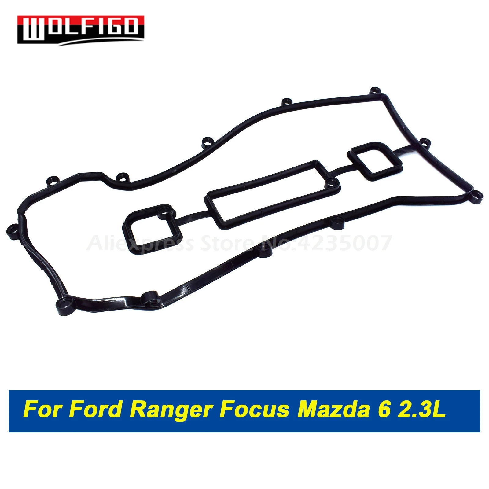 WOLFIGO New Valve Cover Gasket For Mazda 6 B2300 Ford Ranger Focus 2.3 L VC435G DTV6235