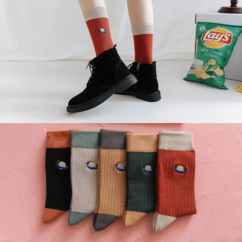

2020 New Arrival Striped Socks Women Cute Bamboo Fiber Funny Socks High Quality Women Fashion