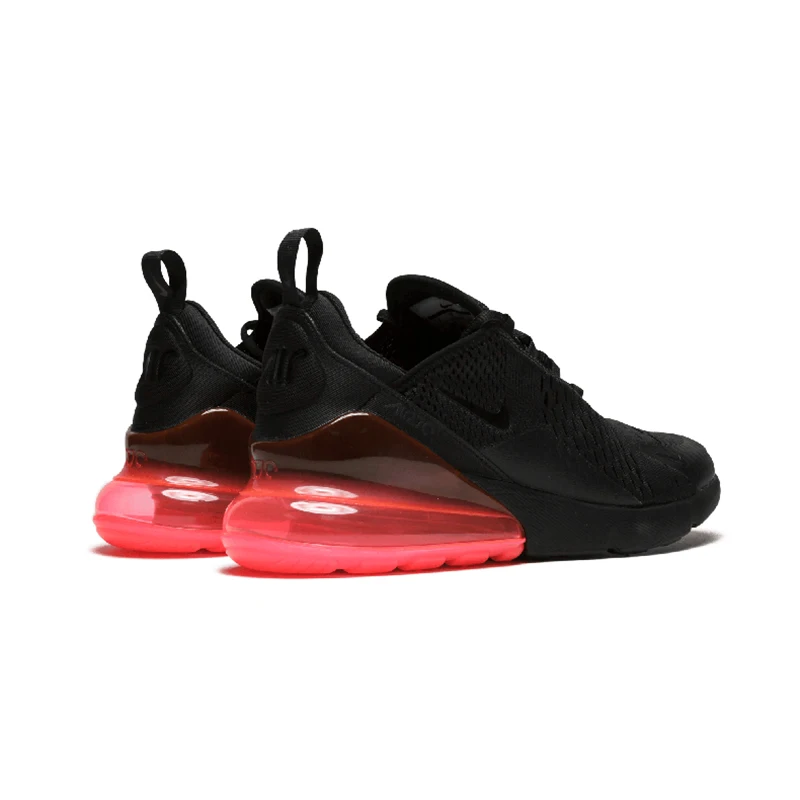 И аутентичный с Nike Air Max 270 Для мужчин, кроссовки для бега на открытом воздухе спортивные дышащие шок впитывающие кроссовки AH8050-002