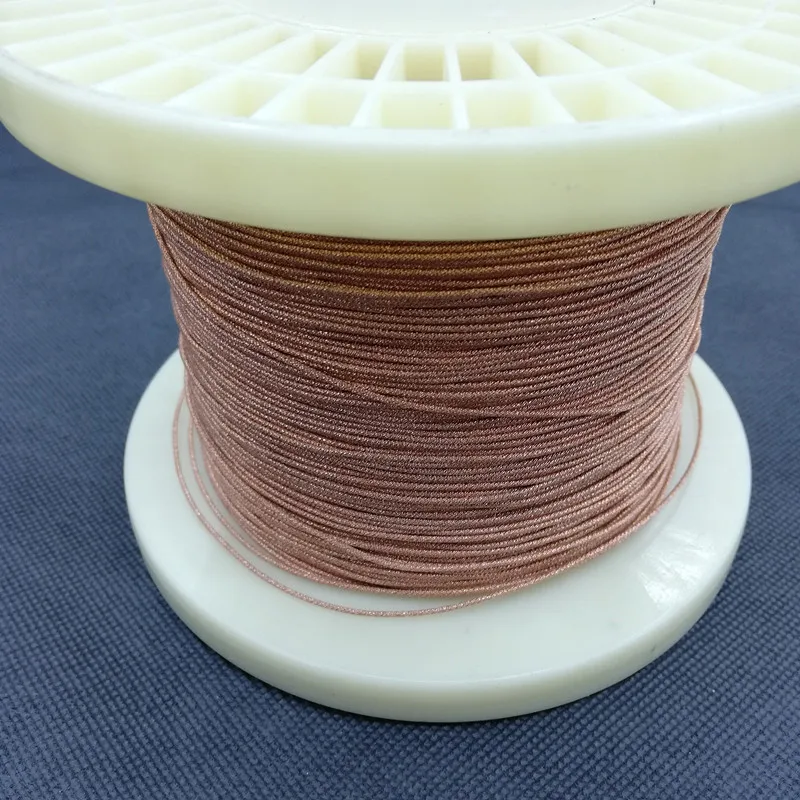 Speaker Lead Wire Braided Twisted Copper Cable Gold 10m/20m 8/12/16/24 Strands DIY For 5"-15"Inch Subwoofer