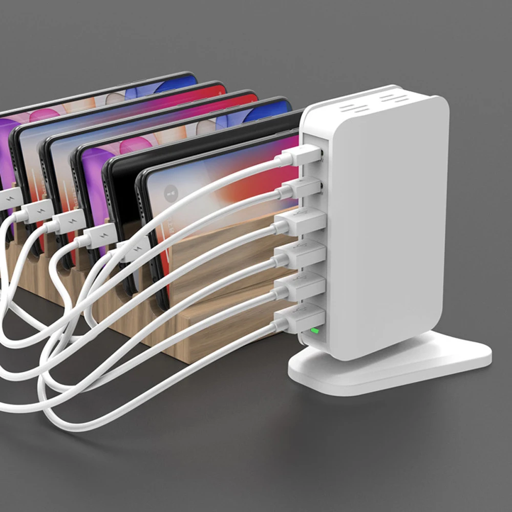 68 Вт Быстрая зарядка 3 0 Мульти USB Тип C PD 30 адаптер питания зарядное устройство для