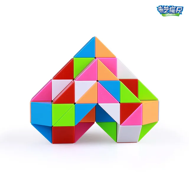 Qiyi Magic Snake Ruler Magic Puzzle 24/36/60/72 Speed Antistress Cube Twist Snake Folding Educational Toy for kids Magic Cube 5