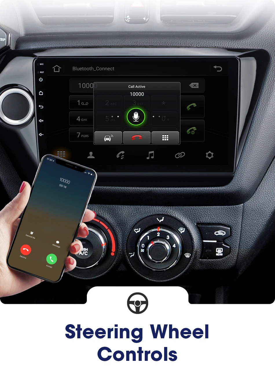 2Din Android 8,1 4G+ WiFi Автомобильный Радио Мультимедийный dvd-плеер gps навигация для Kia RIO 3 2011- стерео 2.5D+ ips 2G+ 3 2G головное устройство
