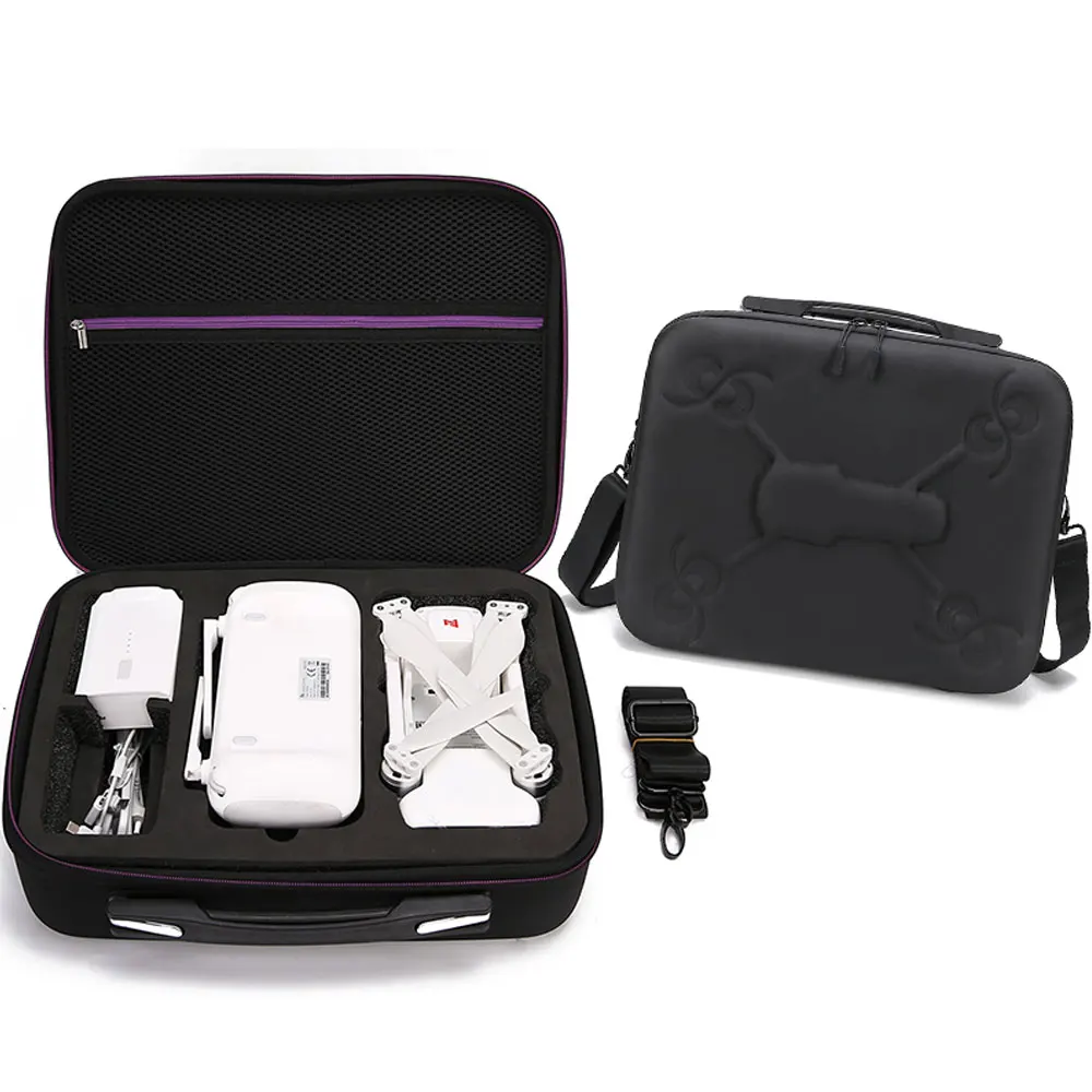 

Waterproof Portable Handheld Bag for mi fimi X8SE Storage Bag Carry Case for mi FIMI X8SE Purple Zipper Box Suitcase