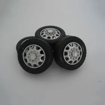 

1/32 Scale Tire Model Tire Diecasts Alloy Rubber Wheel Gears Toy Vehicles General Model For Car Change Accessories 6 Pcs/set