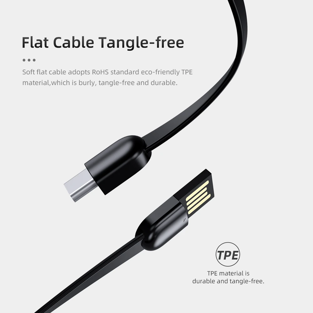 Rock USB-Type C кабель для huawei Oneplus Xiaomi кабель для быстрой зарядки брелок аксессуар портативное зарядное устройство Синхронизация Дата шнур Kable