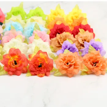 

Lulang 5.5cm 30pcs Decoration Rose Flower Artificial Rose Flowers Heads for Wedding Decorative DIY Assorted Romantic Color