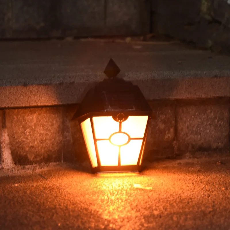 

Cross-Border Solar Retro Hexagonal Pane Lights Simulation Dynamic Flame Garden Villa Landscape Lights