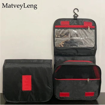 

New solid color foldable travel storage bag wash bag hanging wash bag portable large capacity cosmetic bag travel bag