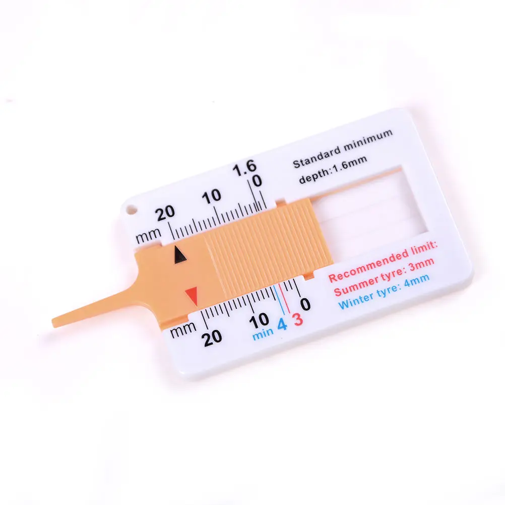 

yre Tread Depth Gauge Car Motorcycle Trailer Van Wheel High Quality Band New 1Pcs Measure Tool