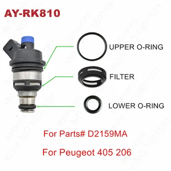 

10sets Fuel Injector Repair Kits For Peugeot 405 D2159MA Citroen Zx 198487 348000 Engine XU5M3Z XU5JP (AY-RK810)