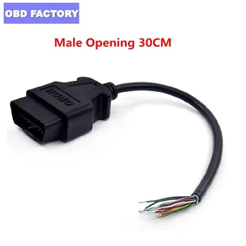 

OBD2 16Pin Female Extension Opening Cable Car Diagnostic Interface Connector OBD II Female Converter OBD2 Male Cable