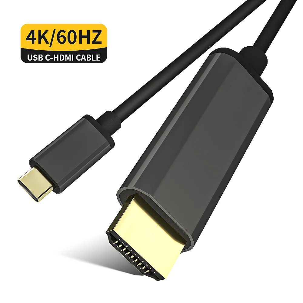 

USB type c to HDMI cable 4K 60Hz Thunderbolt3 Converter for Macbook Huawei Mate 30 USB-C HDMI adapter type c HDMI cable