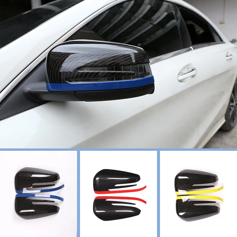 

Carbon Fiber ABS Side Door Rearview Mirror Cap Cover Trim For Mercedes Benz W176 W246 W204 W212 W221 W117 W218 X156 X204 Parts