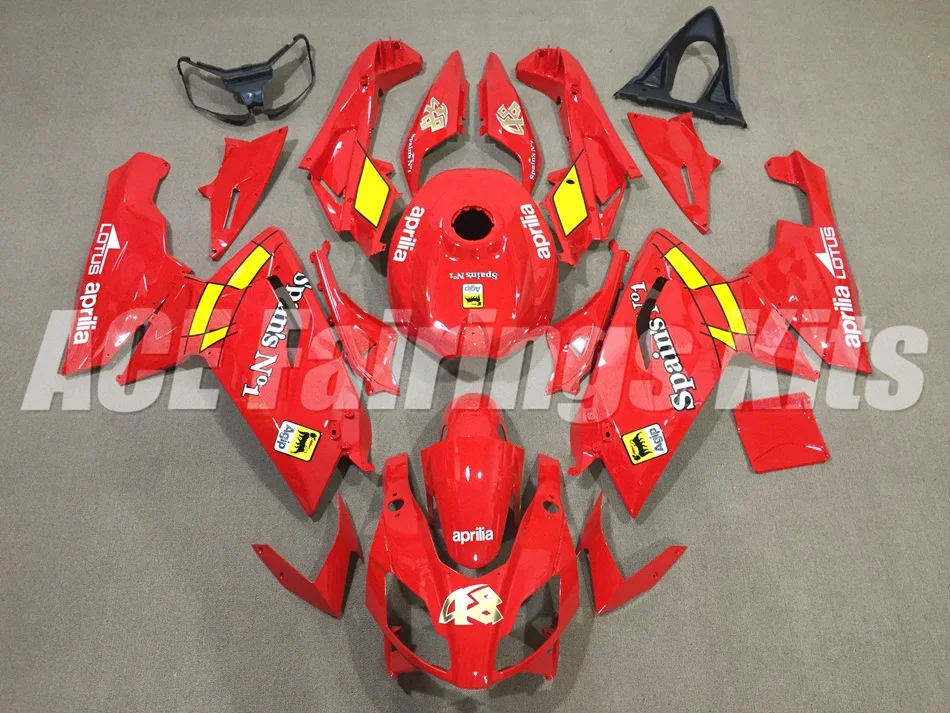 

New Injection molding Fairing Kit Fit for Aprilia RS125 06 07 08 09 10 11 RS4 RSV 125 2006--2011 Fairings set custom red yellow