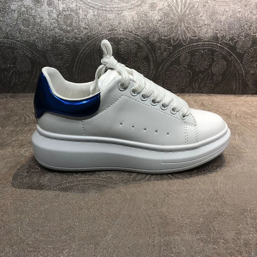 blue Г., новые женские кожаные туфли оригинальная обувь дизайнерская Модная брендовая Высококачественная женская обувь - Цвет: blue