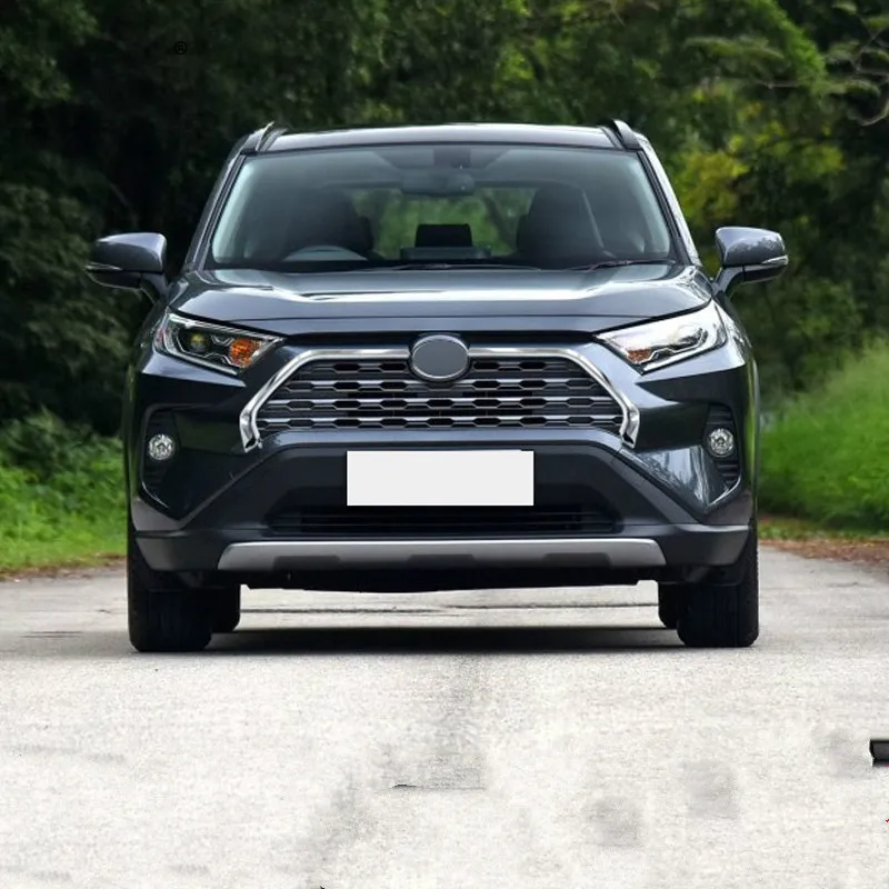 2 шт. декоративная накладка на решетку гриля для Toyota RAV4 2019 2020|Хромирование| |