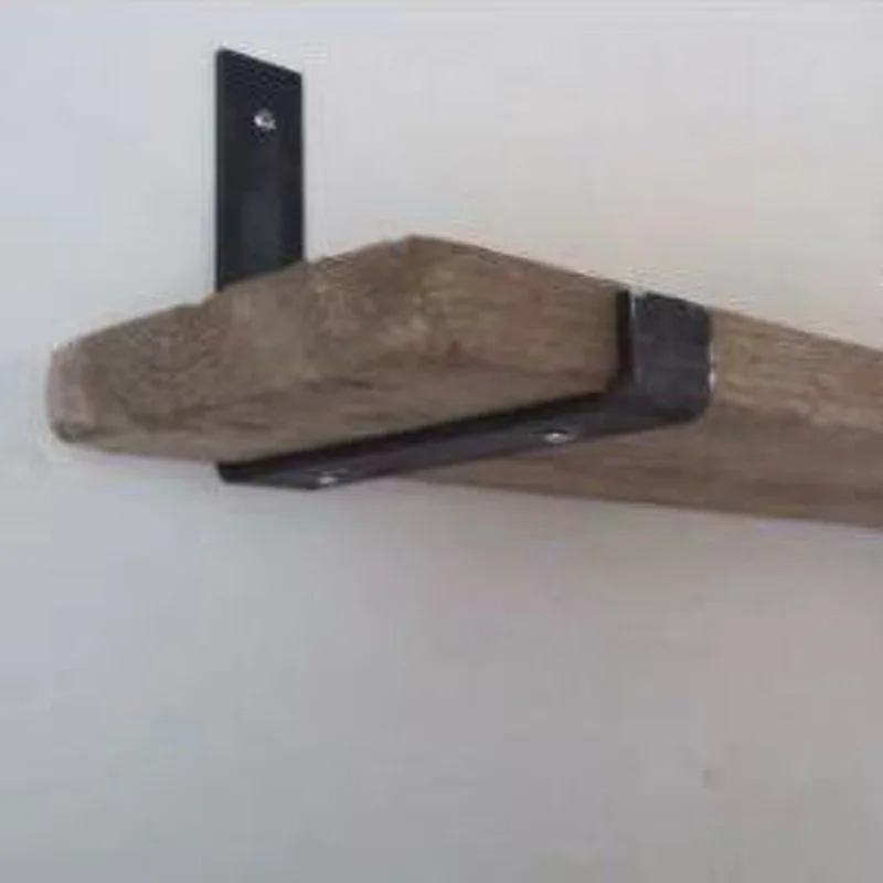 

Wall Single Shelf Iron Art Holder Industrial-Style Iron Plate Bend for Making T-Shaped Back Unthinking Competitiveness Led gua t