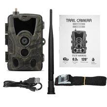 16MP 4G фото ловушка Trail камера ночного видения охотничья камера наружного наблюдения PIR сенсор инфракрасный 65 футов 0,3 s триггер IP65