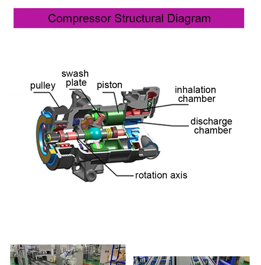 6SEL16 A/C компрессор для peugeot 308 508 Partner tepee RCZ DCP21012 648738 9659875480 9676443980 9676862380 447150-1730