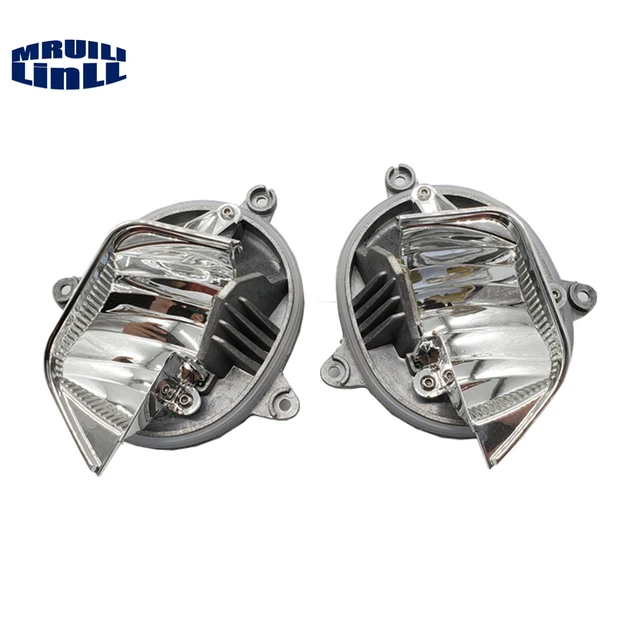 A Set LED Headlight Turn Signal Light Module Angel Eyes OE 