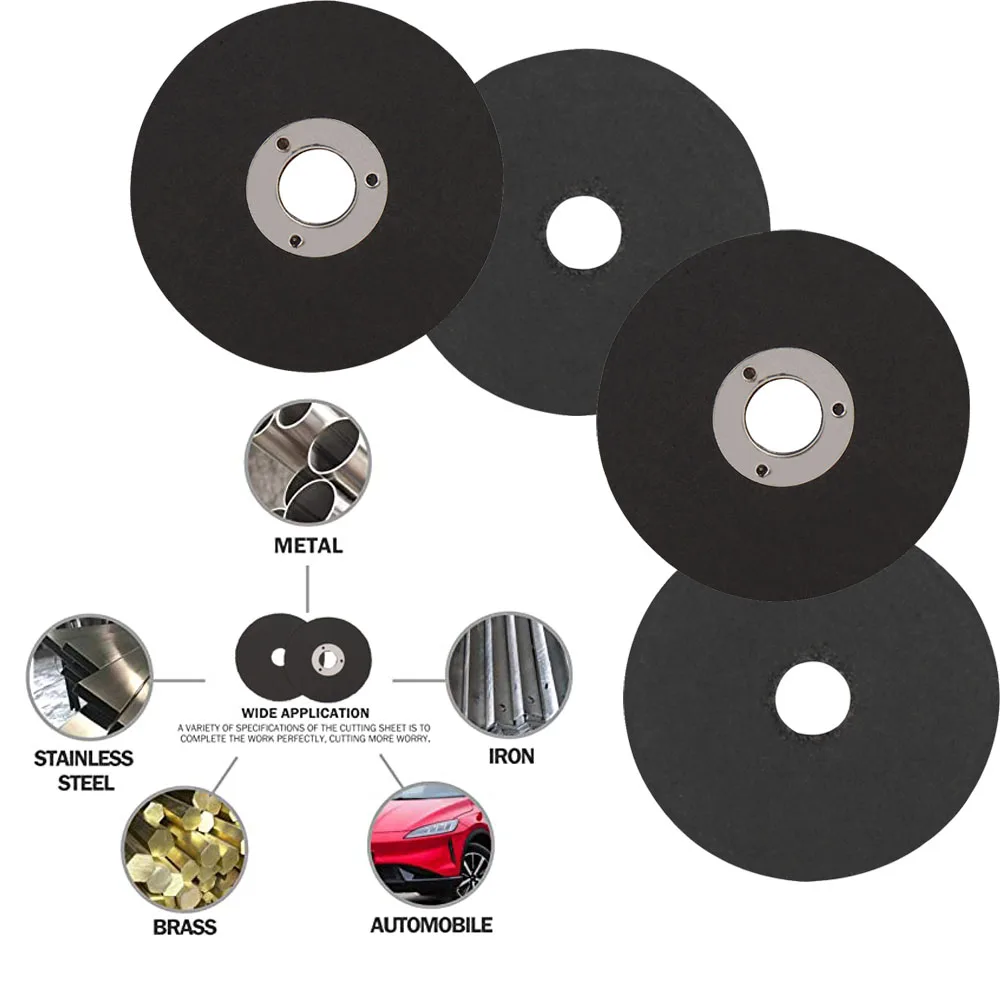 50mm 2인치 금속 절단 디스크 컷오프 휠 샌딩 디스크 앵글 그라인더 휠 연삭 디스크 5-100개 회전 공구 액세서리