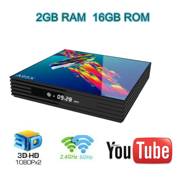 A95x R3 Smart Tv Box Android 9.0 4 G 64gb Octa Core Tvbox Android 9 Usb3.0 2.4/5.0Ghz Wifi Netflix Youtube Iptv 4k Media Player - Цвет: 2GB RAM 16GB ROM