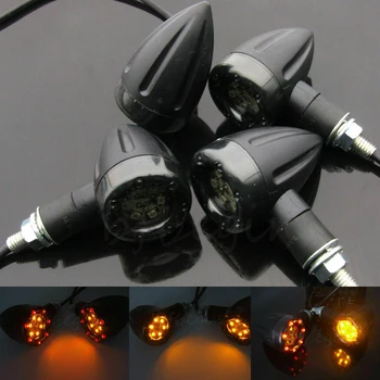 

2pcs DC 12V Universal Motorcycle Bike Mini LED Turn Signal Indicator Light Quality Replace Replace Accessories