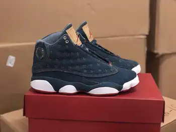 

Nike Air Jordan 13 Levis Men Basketball Shoes Male Outdoor Sports Shoes Leisure High-end Comfortable Sneakers,Size 40-47